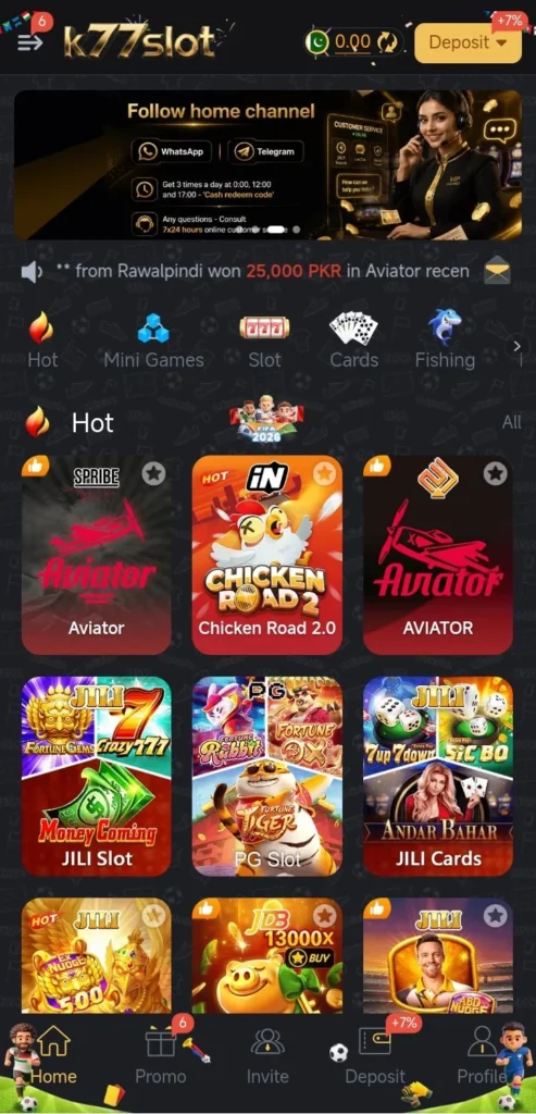 K77slot Game